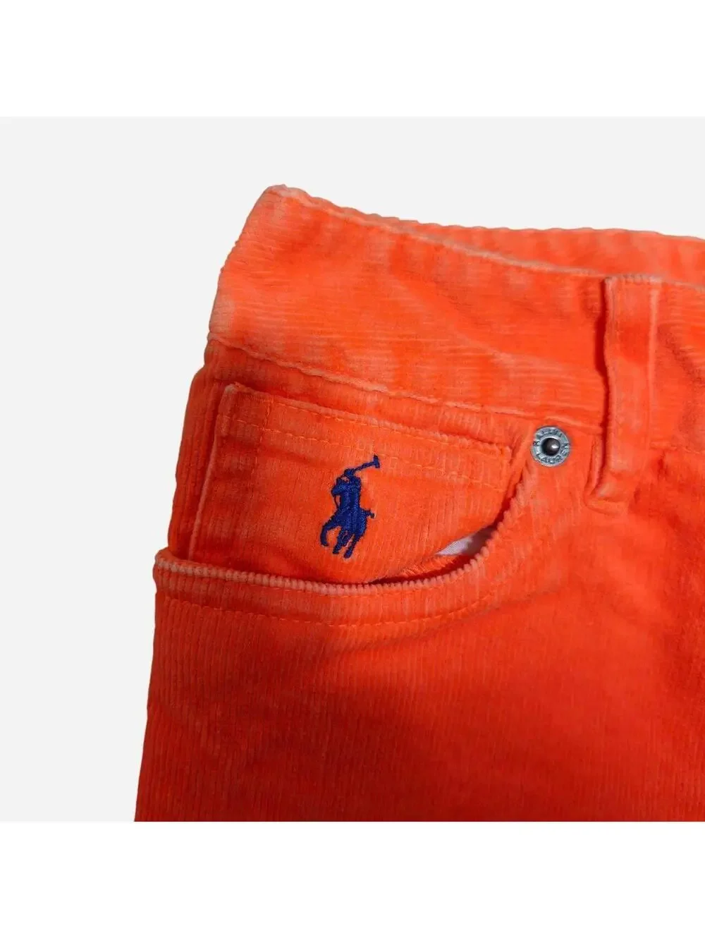 🍊 RALPH LAUREN Bright Orange Corduroy Pants 🍊
